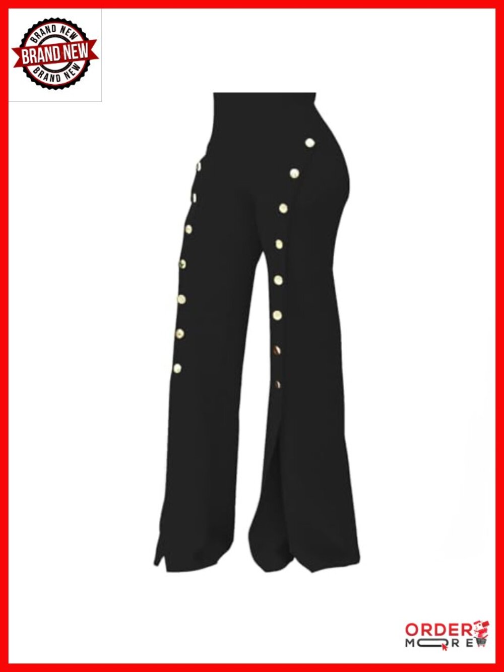 High Waisted Stretchy Bootcut Pull On Dress Pants Business Casual Work Slacks